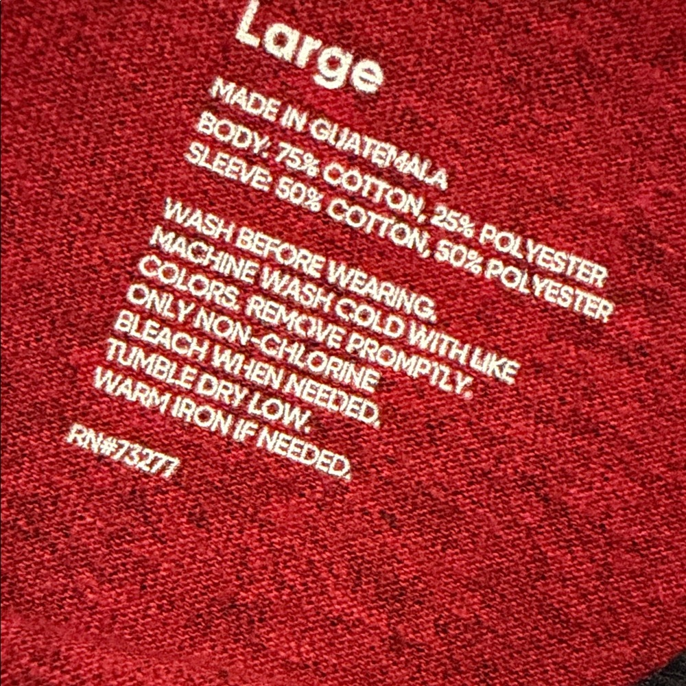 Urban Pipeline Black and Red Long Sleeve Tee - Picture 6 of 6